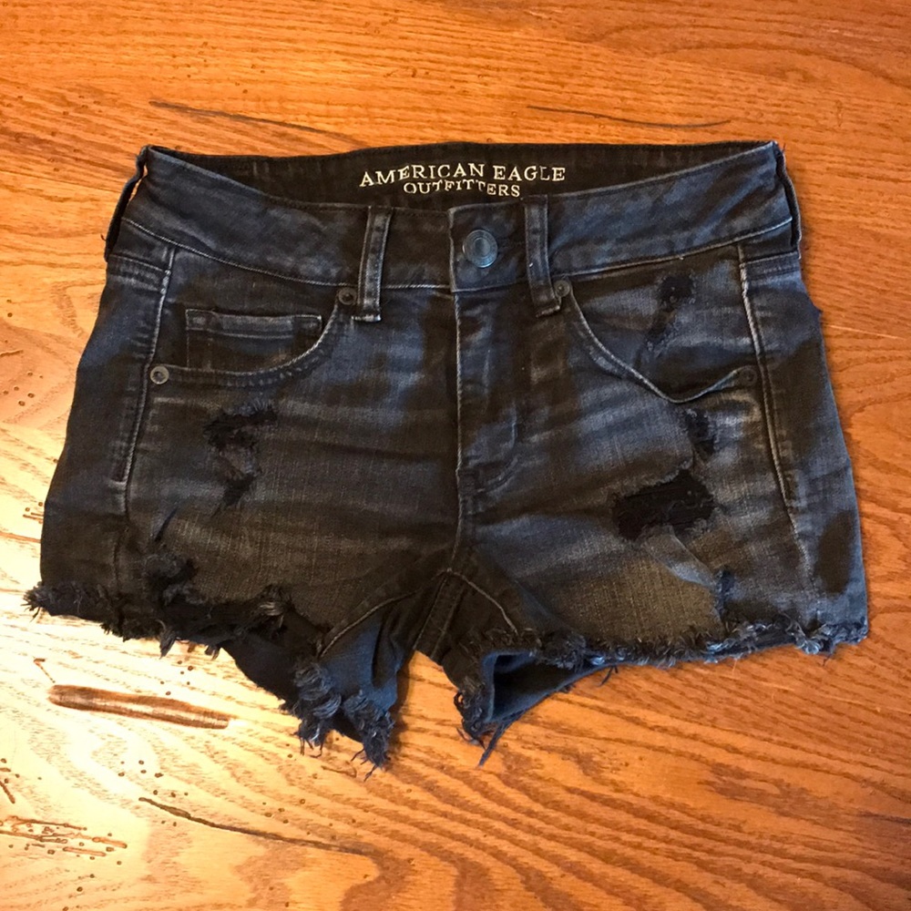 American Eagle black midi